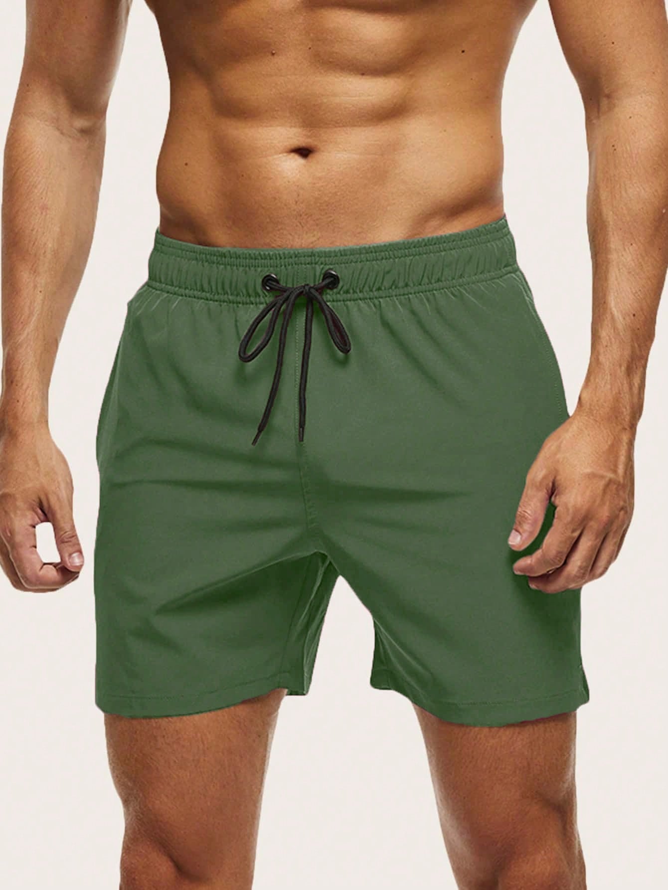 Nowoczesne Męskie Spodenki Kąpielowe Szybkoschnące na Lato