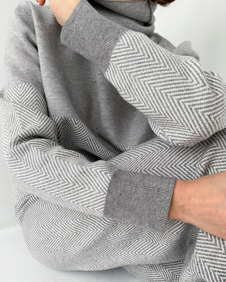 Komplet Livia – Ciepły Dres Domowy Premium z Miękką Wyściółką